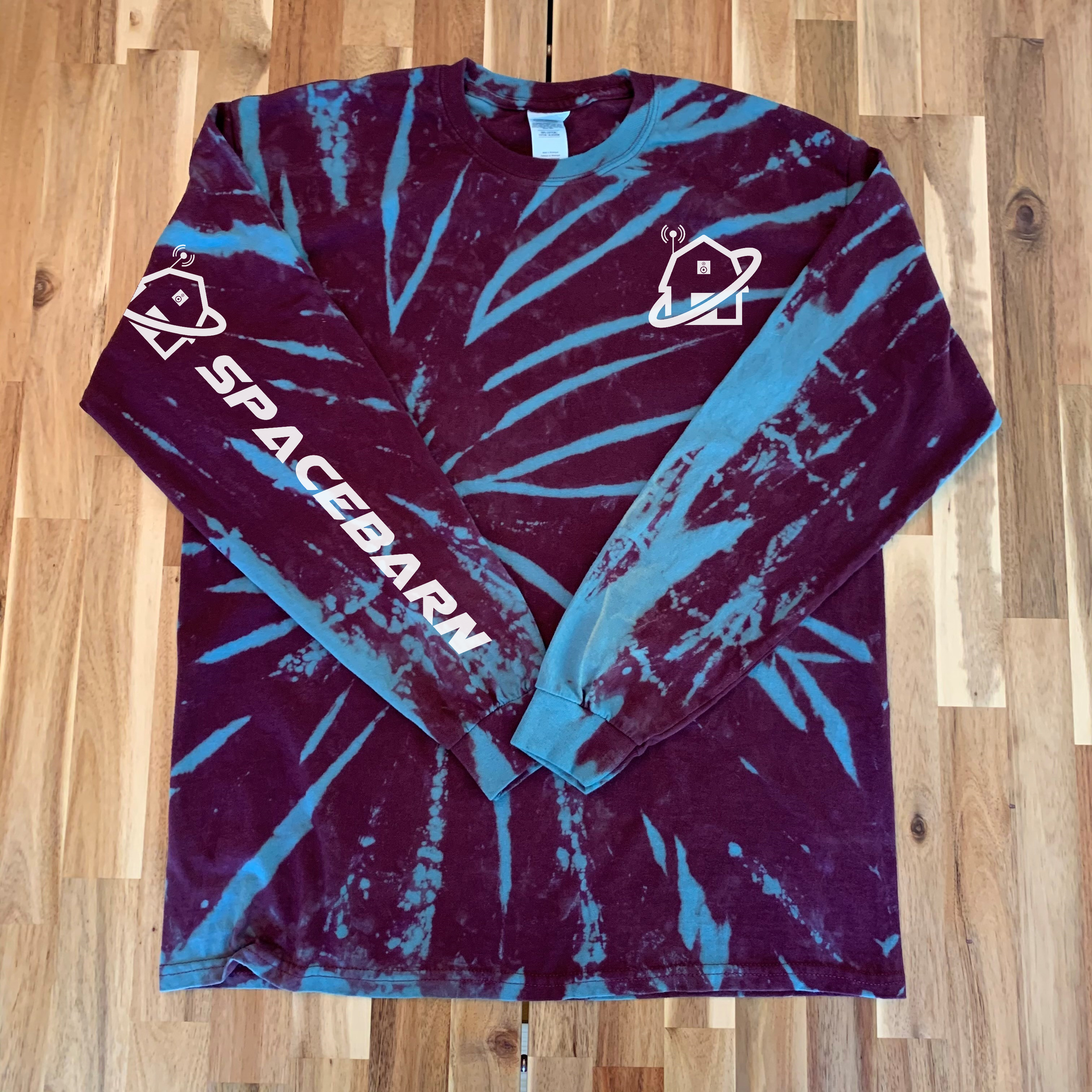 Blue Tie Dye Long Sleeve