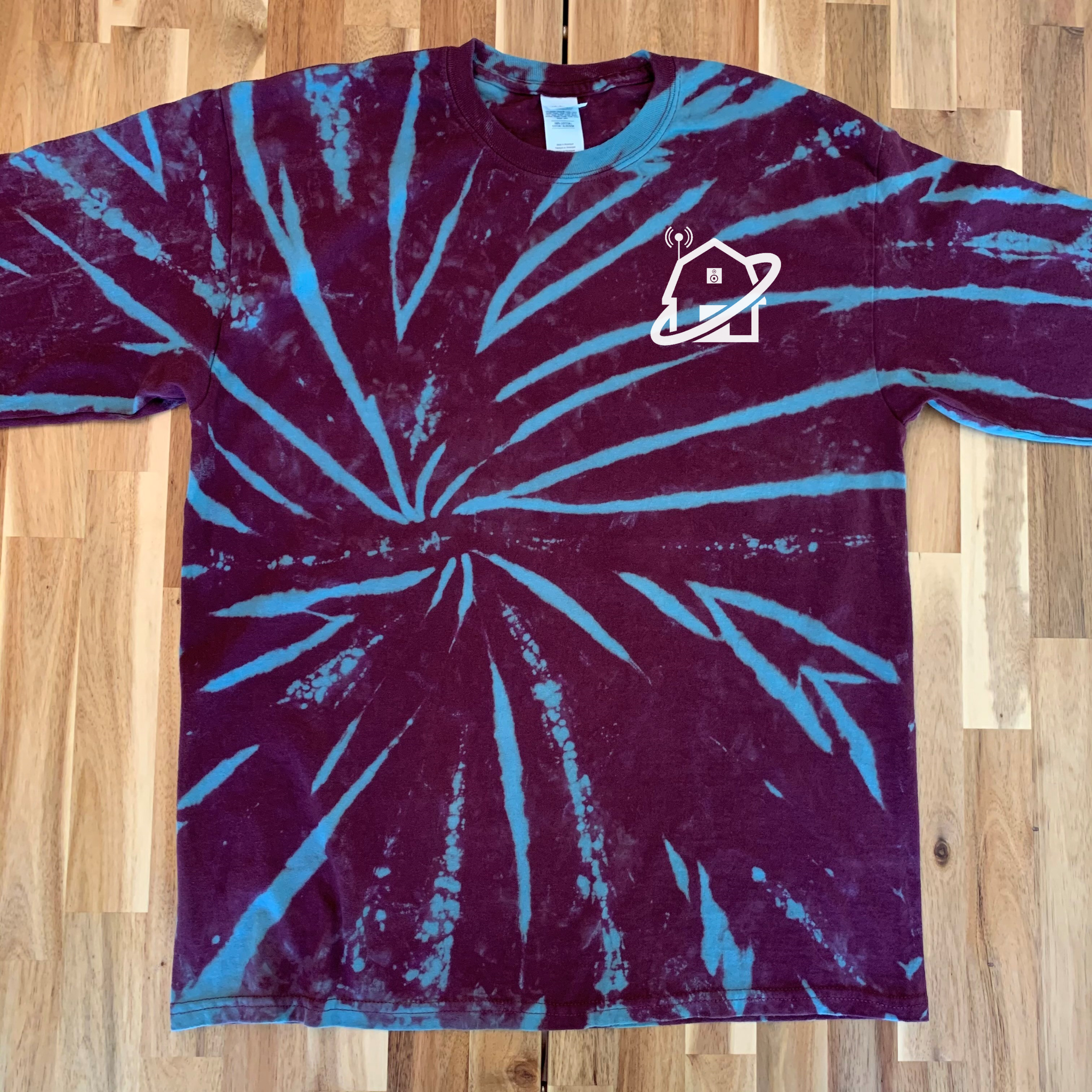 Blue Tie Dye Tee