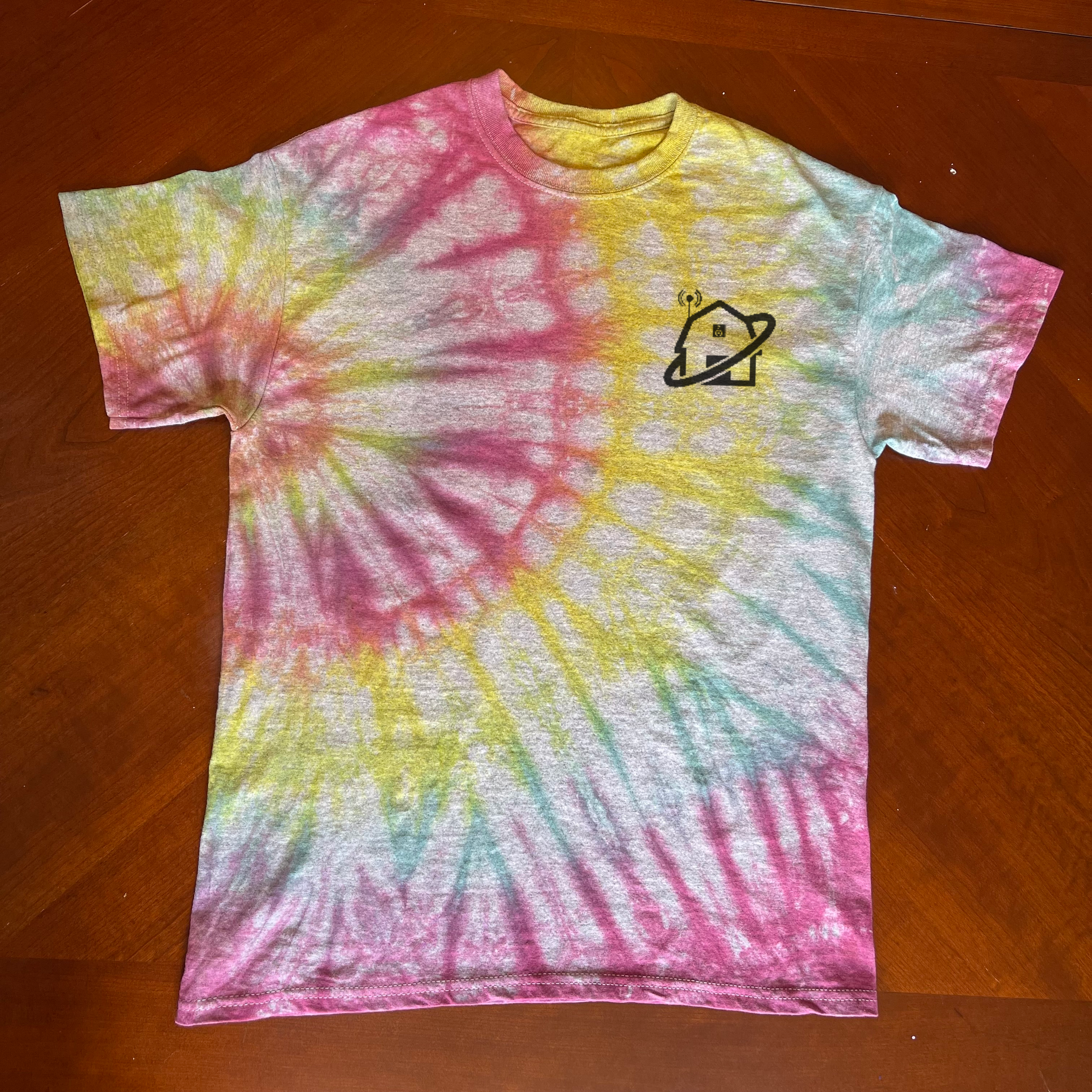 Light Rainbow Tie Dye Tee